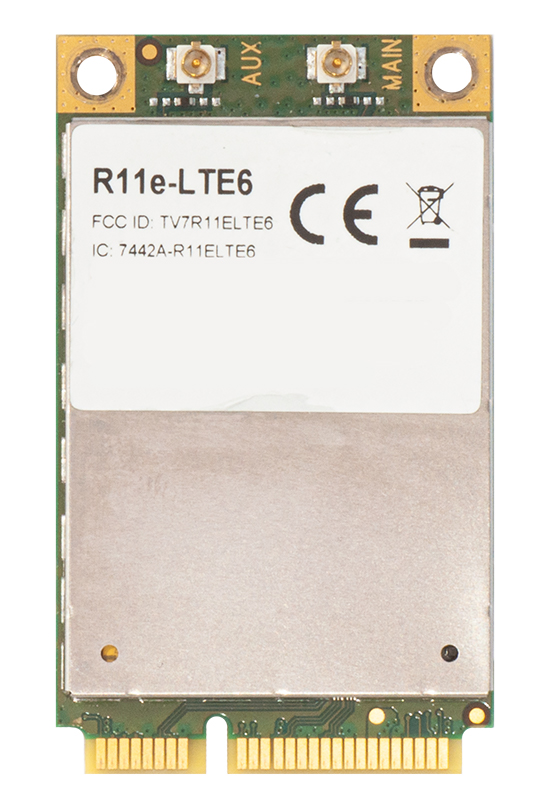 MikroTik R11E-LTE6 miniPCIe LTE card 